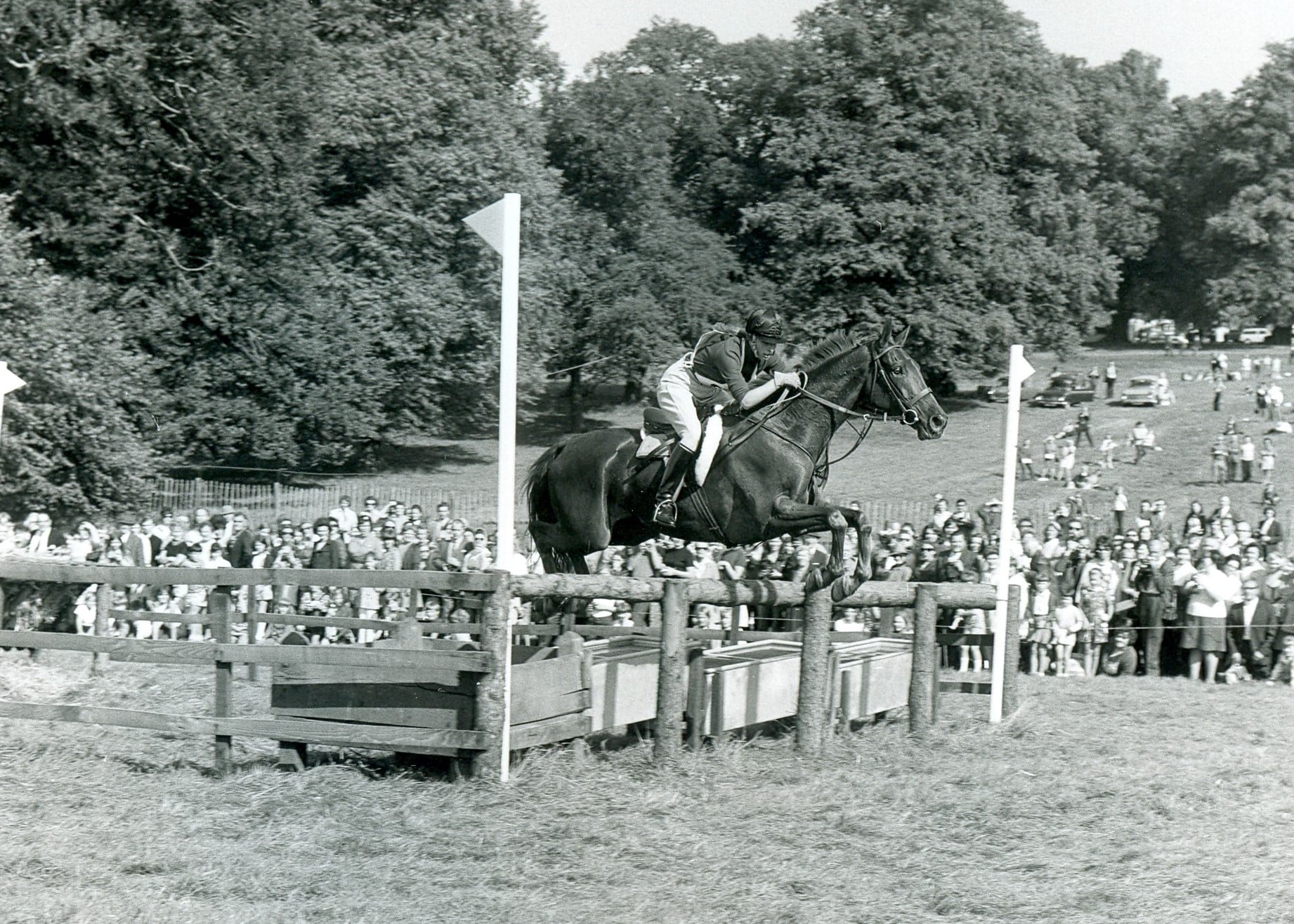 HRH Princess Anne and Doublet became European Champions at Burghley in 1971